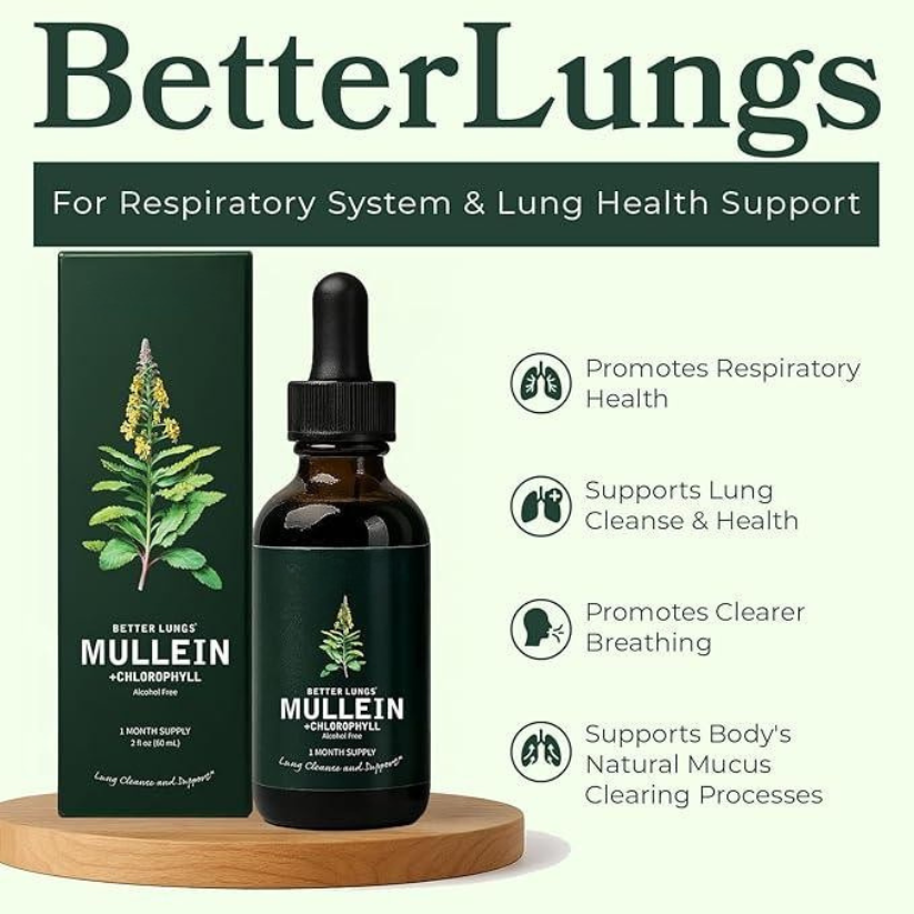 Better Lungs Mullein Detox Drops