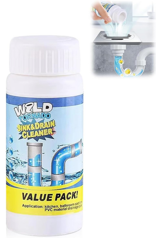 Wild Tornado Sink & Drain Cleaner Powder - Pipeline Dredging Agent