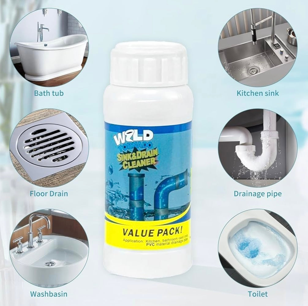 Wild Tornado Sink & Drain Cleaner Powder