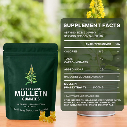 Better Lungs Mullein Detox Gummies