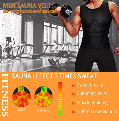 Sweat Boost Sauna Vest for Men