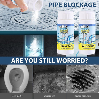 Wild Tornado Sink & Drain Cleaner Powder - Pipeline Dredging Agent