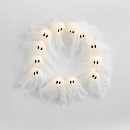 Glow Ghost Wreath