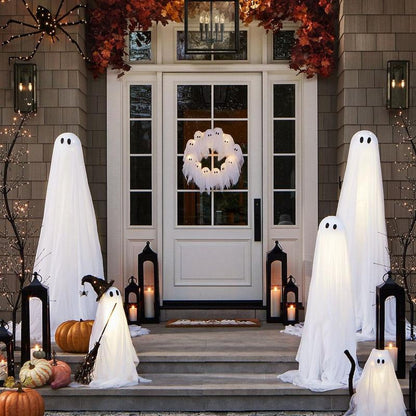 Glow Ghost Wreath