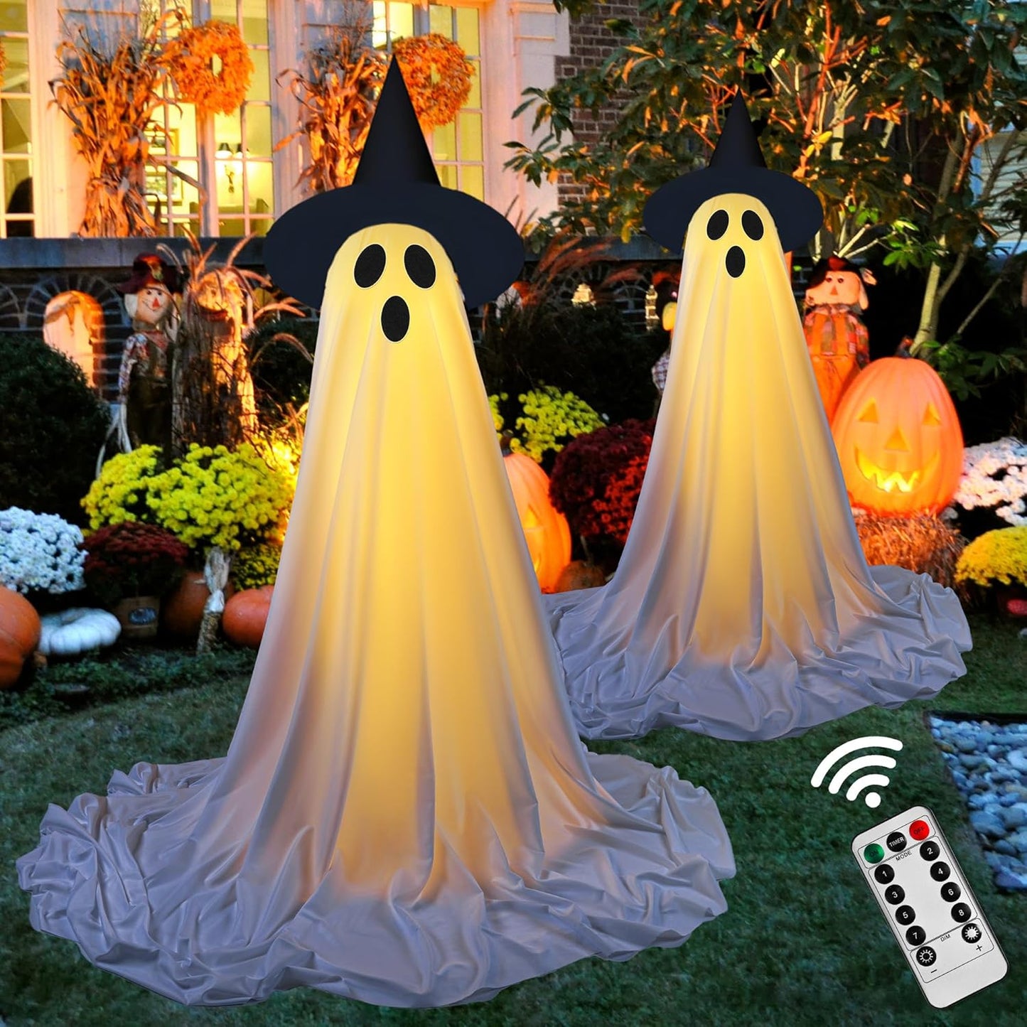 Spooky Ghost Lights with Remote
