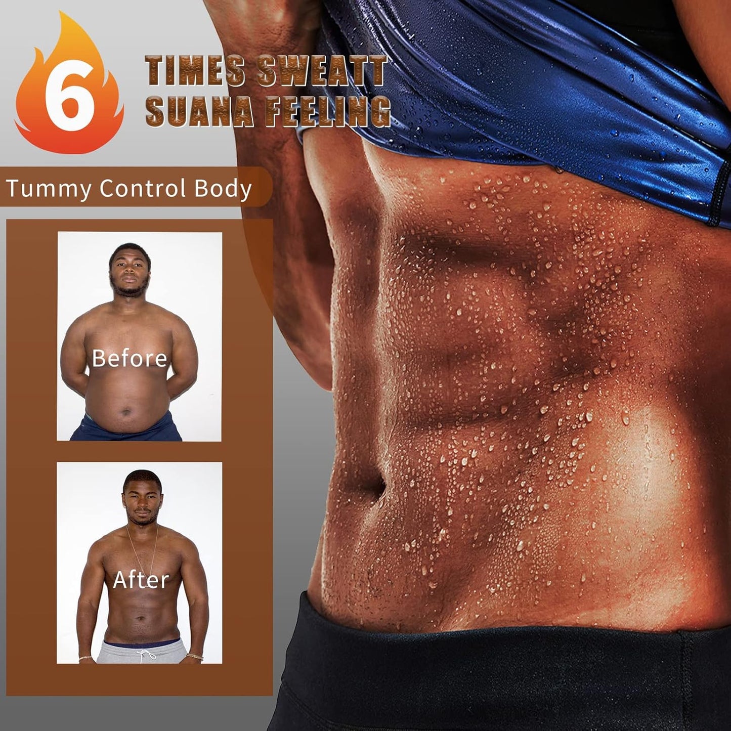 Sweat Boost Sauna Vest for Men