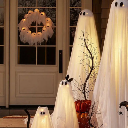Glow Ghost Wreath
