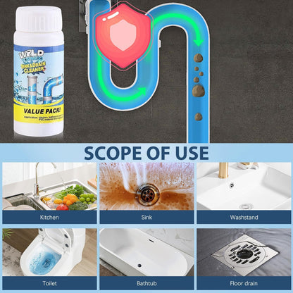 Wild Tornado Sink & Drain Cleaner Powder - Pipeline Dredging Agent