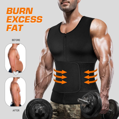 Men’s Workout Compression Sauna Vest